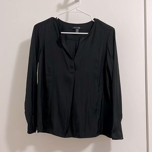 Banana Republic Women’s Long Sleeve Top Blouse Black Size Petite Small